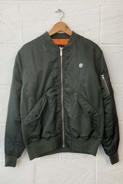 Owsla Green MA1 Jacket: Sample – LONG CLOTHING
