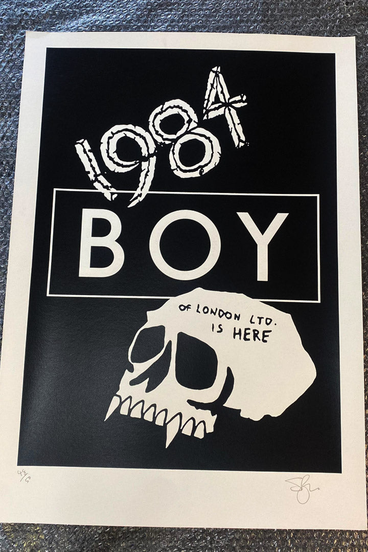 BOY 1984 Signed Poster