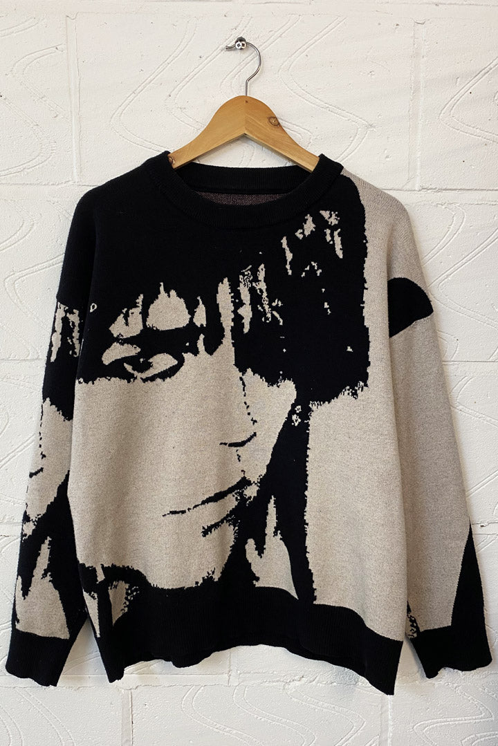 Warhol Print Knitted Sweatshirt