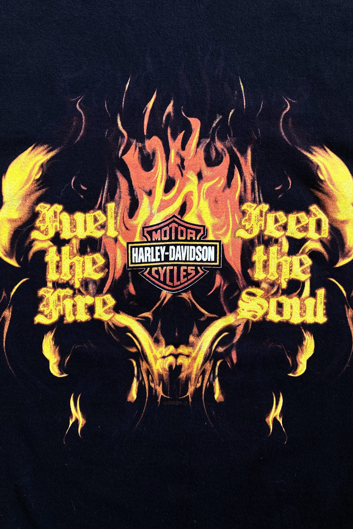 Harley Davidson Flame Tshirt