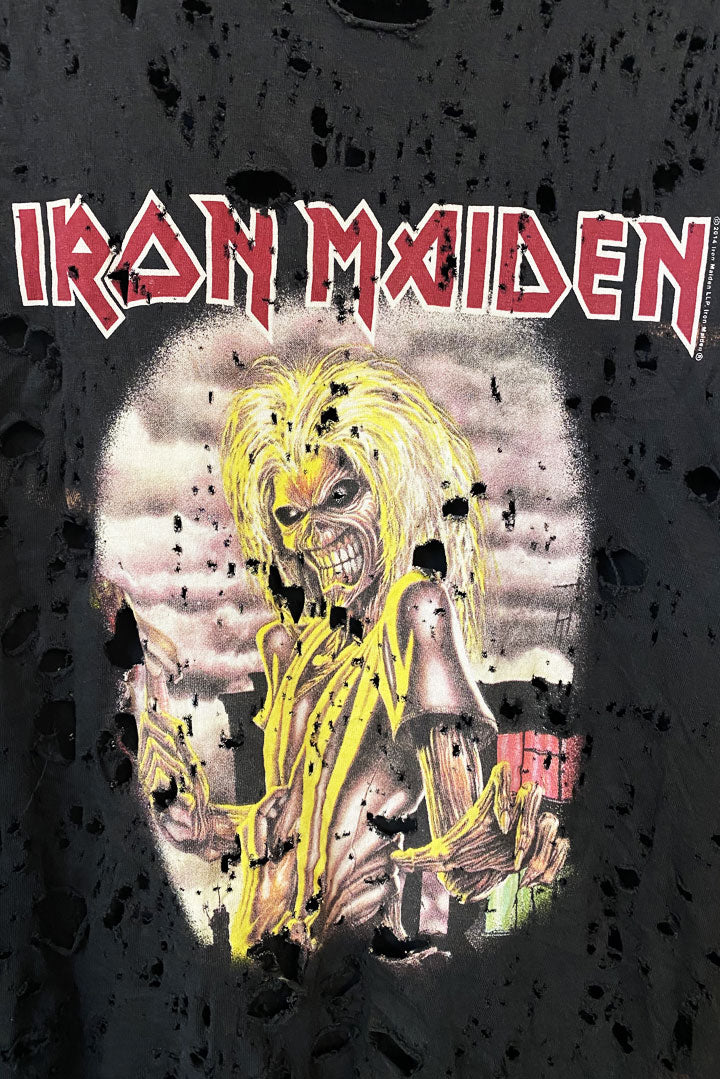 Iron Maiden Custom Distressed Vest