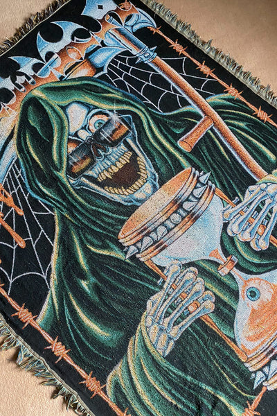 Mishka 'The Final Moments' Woven Blanket – LONG CLOTHING