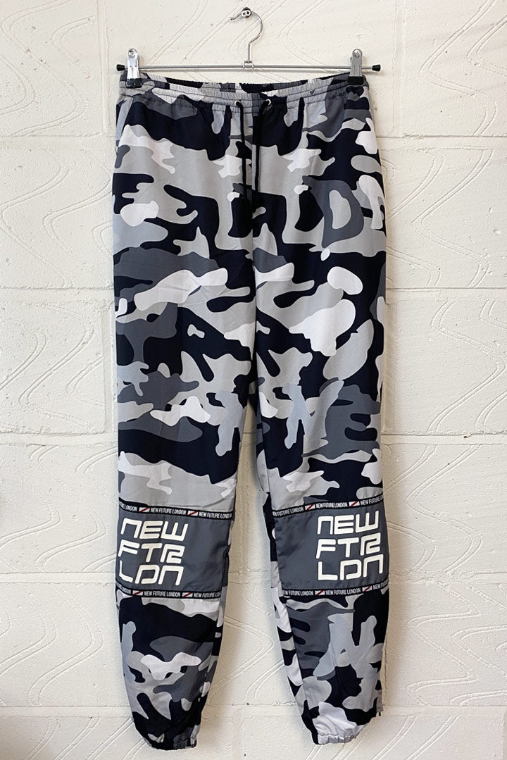 Racer Logo Joggers (Black and White)