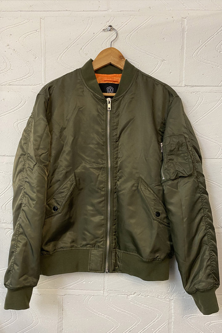 Owsla Green MA1 Jacket: Sample - L