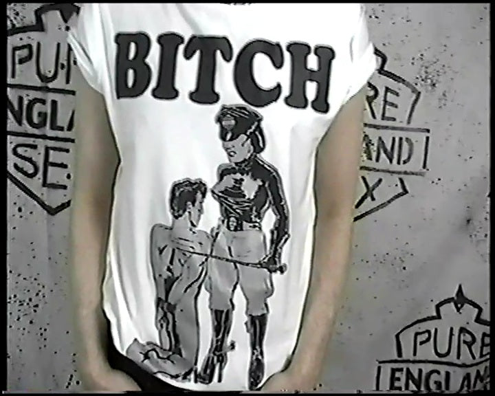 BITCH T SHIRT W/SILVER