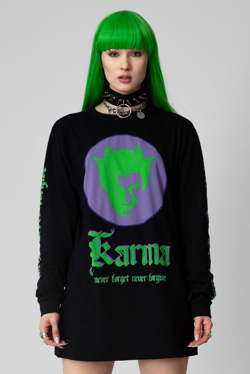 Karma - Long Sleeve (Green/Purple)