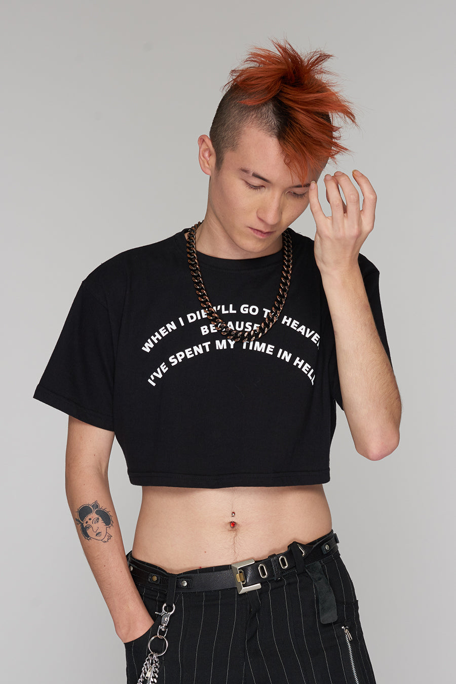 When I Die Crop Top (B)