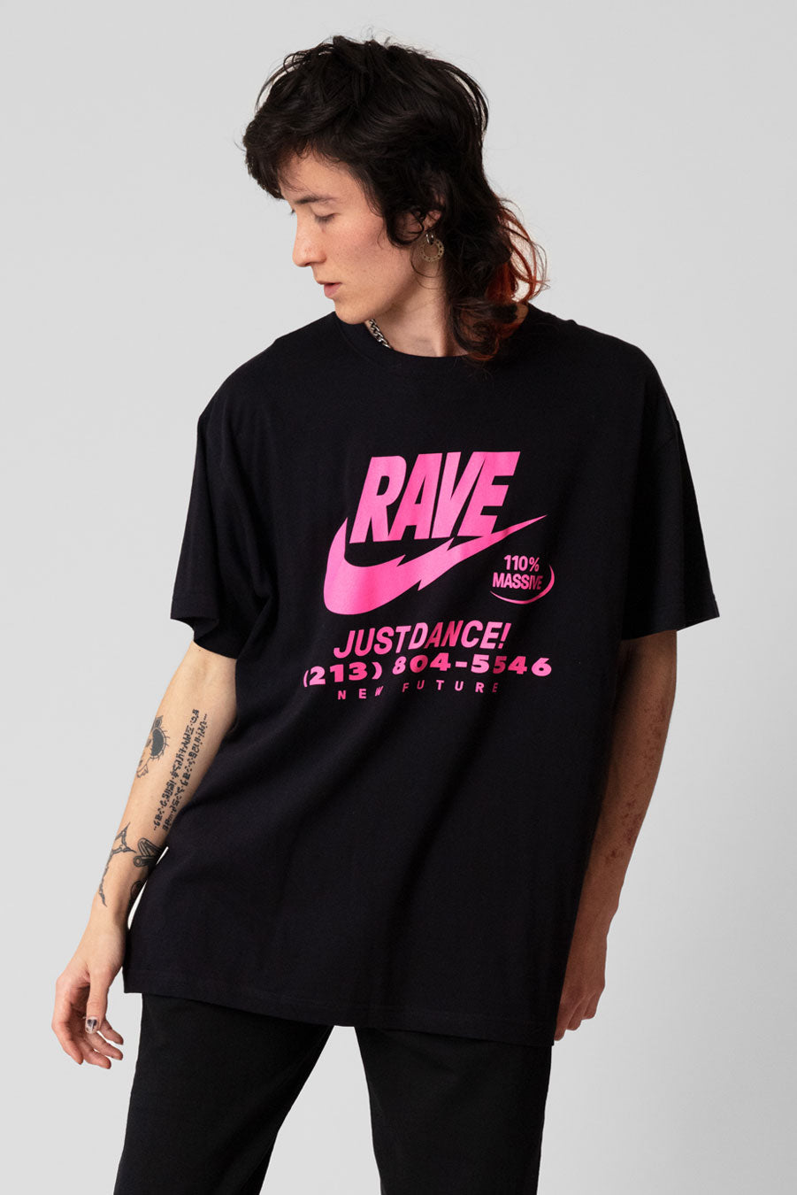 ILLEGAL RAVE (Pink) - Tshirt