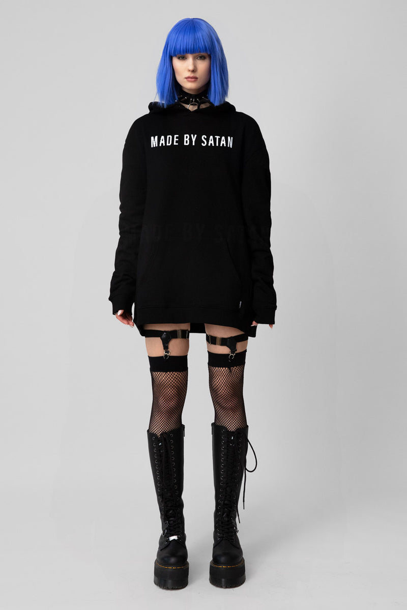 Made By Satan - Oversize Hooded Sweat
