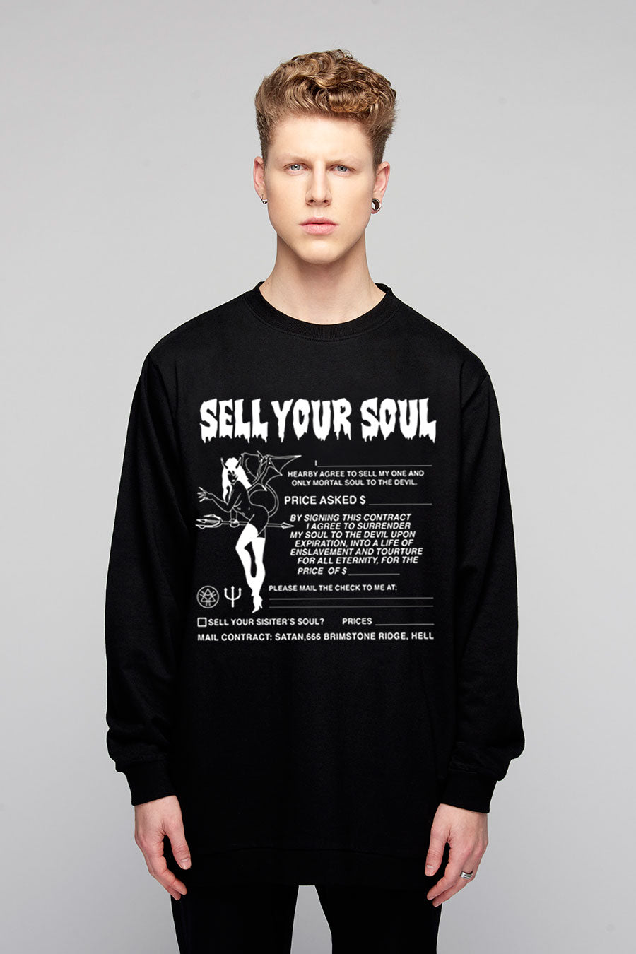 Sell your Soul Pocket Sweat