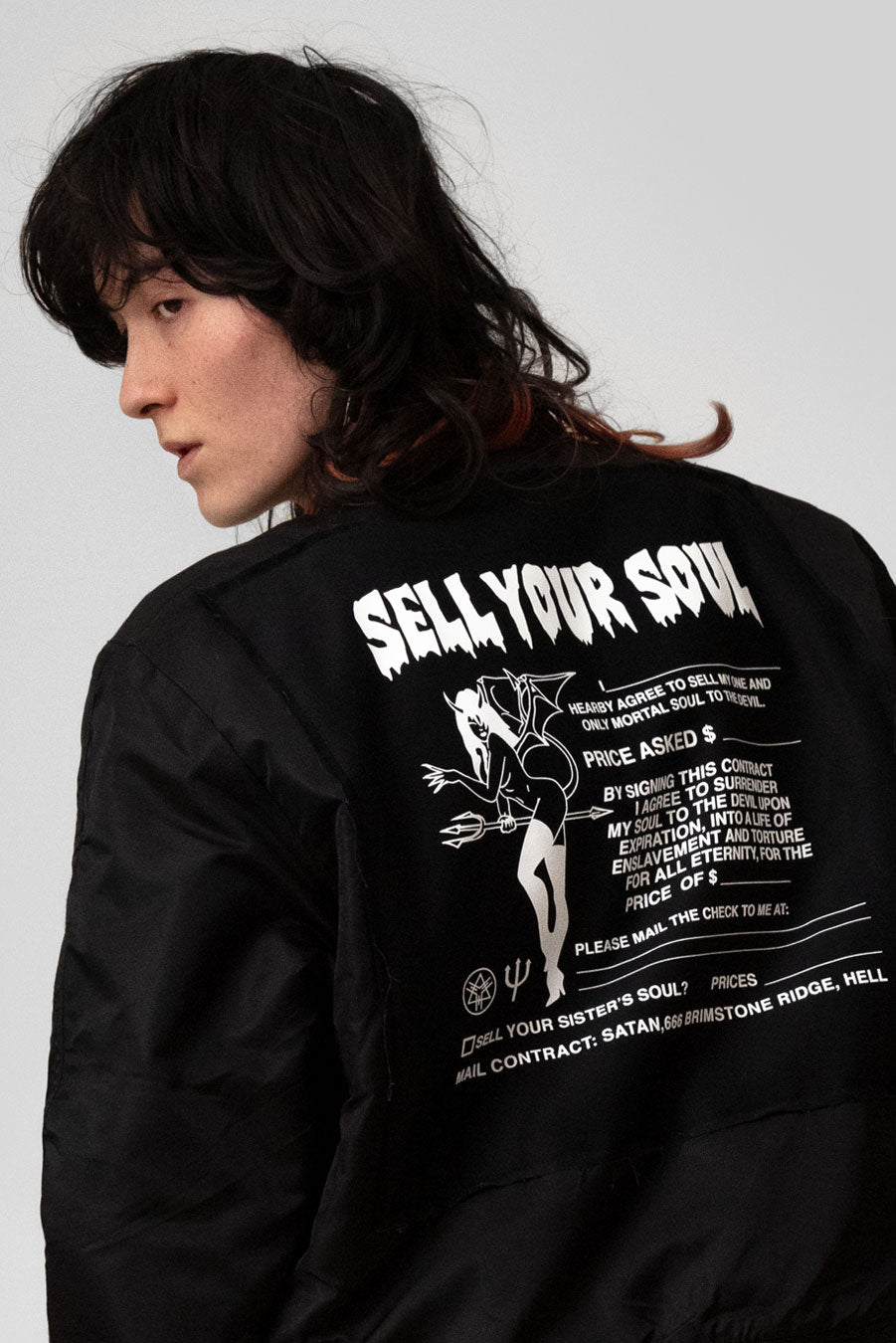 Sell Your Soul MA1 Patch Jacket