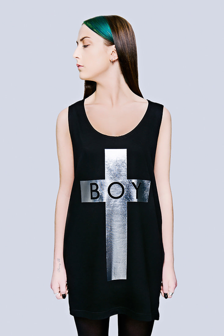 BOY Cross Vest (Silver)