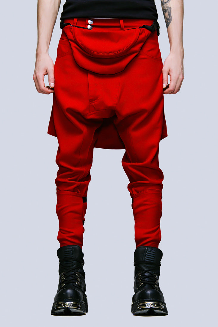 Clip Pants (Block Red)