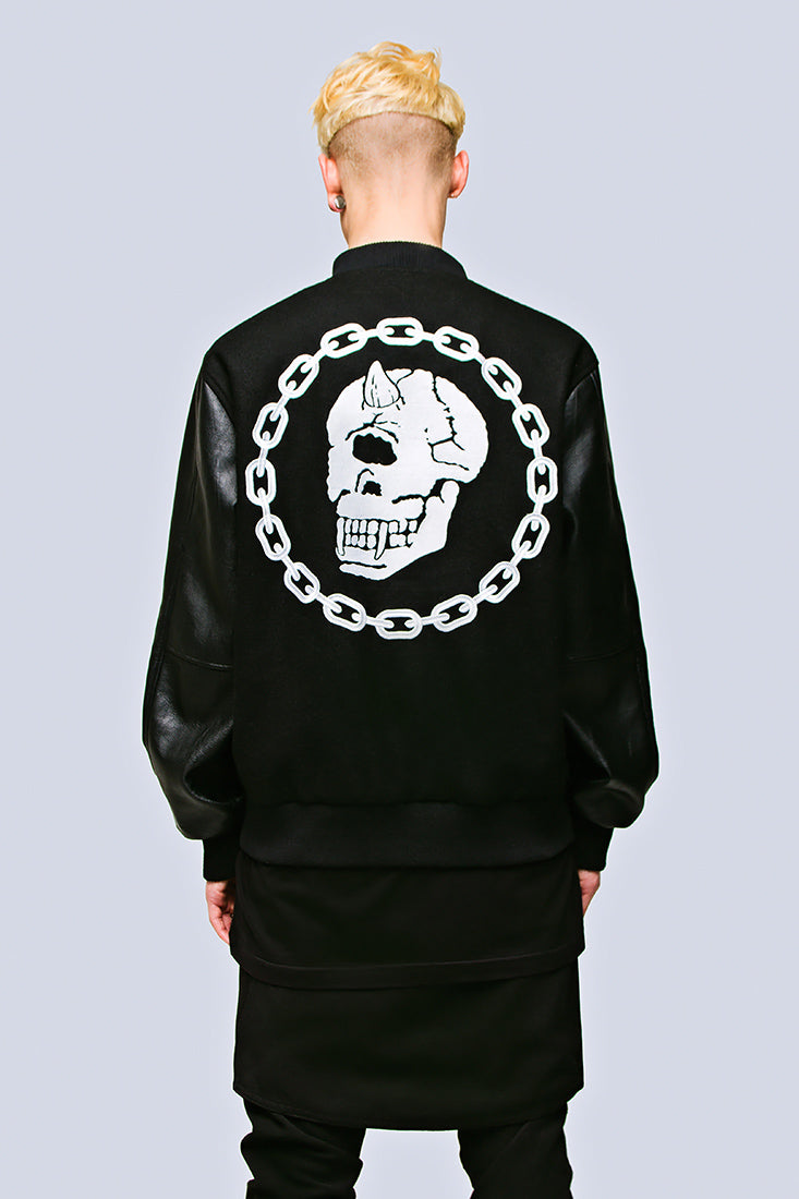 Mishka Chain Varsity Jacket