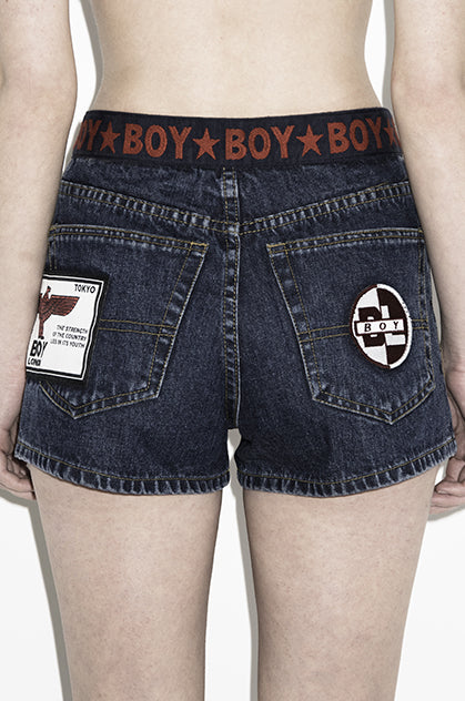 Boy Denim Shorts (Blue)